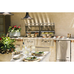 Coyote 50 Inch Built-in Charcoal and Gas Grill - C1HY50 - The Home Selection