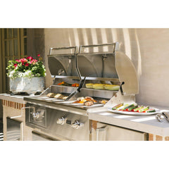 Coyote 50 Inch Built-in Charcoal and Gas Grill - C1HY50 - The Home Selection