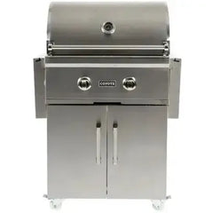 Coyote C-Series 28" Gas Grill: 640 sq. in. Cooking Area, 40,000 BTU, 2 Infinity Burners, Stainless Grates, Heat Control Grids, Warming Rack, Interior Lights - C1C28 - The Home Selection