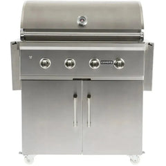 Coyote C-Series 36" Built-In Grill with 4 Infinity Burners™, 875 sq. in. Cooking Area, Interior Lighting, and Wing Guard - C2C36 - The Home Selection