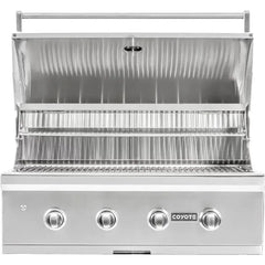 Coyote C-Series 36" Built-In Grill with 4 Infinity Burners™, 875 sq. in. Cooking Area, Interior Lighting, and Wing Guard - C2C36 - The Home Selection