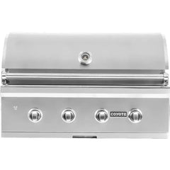 Coyote C-Series 36" Built-In Grill with 4 Infinity Burners™, 875 sq. in. Cooking Area, Interior Lighting, and Wing Guard - C2C36 - The Home Selection