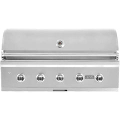 Coyote C-Series 42" Built-In Grill with 5 Infinity Burners™, 1275 sq. in. Cooking Area, Interior Lighting, Wing Guard - C2C42 - The Home Selection