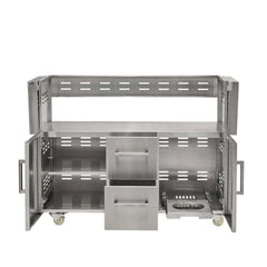 Coyote Cart for 50" Hybrid or Combo Grill - C3HY50CT - The Home Selection