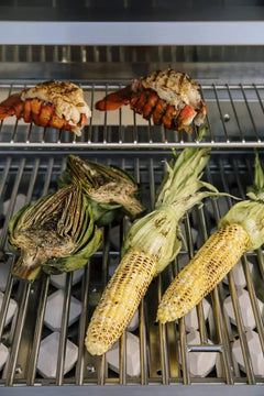 Coyote S-Series 30" Built-In Grill with 2 Infinity Burners™, RapidSear™ Infrared Burner, 700 sq. in. Cooking Surface, Rotisserie, and Smoker Box - C2SL30