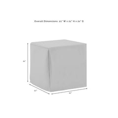 Crosley 21 Inch Outdoor End Table Furniture Cover - CO7504 - The Home Selection