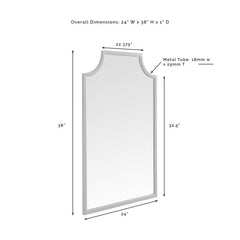 Crosley Aimee 24 Inch Bath Mirror - CF6200 - The Home Selection