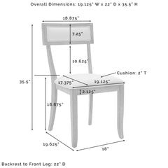 Crosley Alessia 4-piece Dining Chair Set - KF20033 - The Home Selection