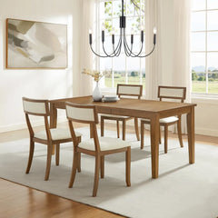 Crosley Alessia 5-piece Dining Table Set For 4 - KF20057BR-CR - The Home Selection