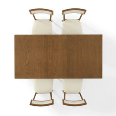 Crosley Alessia 5-piece Dining Table Set For 4 - KF20057BR-CR - The Home Selection