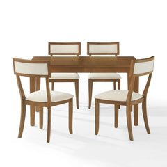 Crosley Alessia 5-piece Dining Table Set For 4 - KF20057BR-CR - The Home Selection
