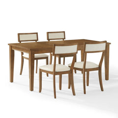 Crosley Alessia 5-piece Dining Table Set For 4 - KF20057BR-CR - The Home Selection