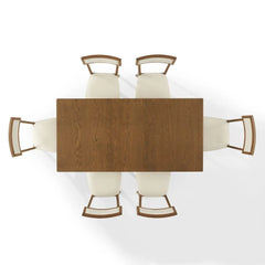 Crosley Alessia 7-piece Dining Table Set For 6 - KF20058BR-CR - The Home Selection