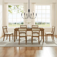 Crosley Alessia 7-piece Dining Table Set For 6 - KF20058BR-CR - The Home Selection