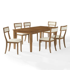 Crosley Alessia 7-piece Dining Table Set For 6 - KF20058BR-CR - The Home Selection