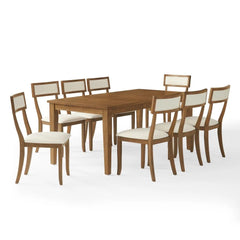 Crosley Alessia 9-piece Dining Table Set For 8 - KF20059BR-CR - The Home Selection