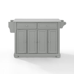 Crosley Alexandria 51.50 Inch Granite Top Full Size Kitchen Island/Cart - KF30205AGY - The Home Selection