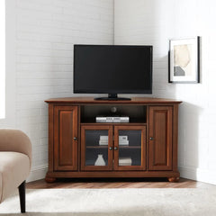 Crosley Alexandria Corner Tv Stand For 50+ Inch Tv - KF10006AMA - The Home Selection