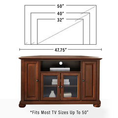 Crosley Alexandria Corner Tv Stand For 50+ Inch Tv - KF10006AMA - The Home Selection