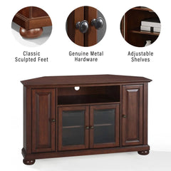 Crosley Alexandria Corner Tv Stand For 50+ Inch Tv - KF10006AMA - The Home Selection