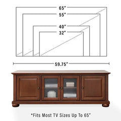 Crosley Alexandria Low Profile Tv Stand For 65+ Inch Tv - KF10005AMA - The Home Selection
