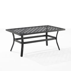 Crosley Alistair 4pc Outdoor Loveseat Patio Furniture Set - KO70285MB-CR - The Home Selection