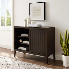 Crosley Asher Record Storage Media Console - CF1140 - The Home Selection