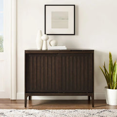 Crosley Asher Record Storage Media Console - CF1140 - The Home Selection