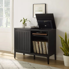 Crosley Asher Record Storage Media Console - CF1140 - The Home Selection