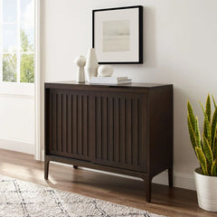 Crosley Asher Record Storage Media Console - CF1140 - The Home Selection
