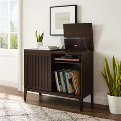 Crosley Asher Record Storage Media Console - CF1140 - The Home Selection
