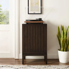 Crosley Asher Record Storage Stand - CF1141-BR - The Home Selection