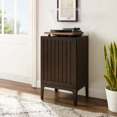 Crosley Asher Record Storage Stand - CF1141-BR - The Home Selection