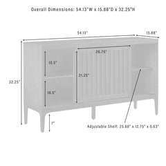 Crosley Asher Sideboard - CF4219 - The Home Selection