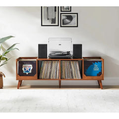 Crosley Asheville Low Record Storage Console - CF1149 - The Home Selection