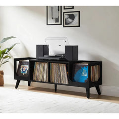 Crosley Asheville Low Record Storage Console - CF1149 - The Home Selection