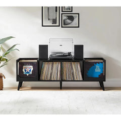 Crosley Asheville Low Record Storage Console - CF1149 - The Home Selection