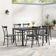 Crosley Astrid 7pc Outdoor Dining Set - KO70306MB - The Home Selection