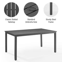 Crosley Astrid 7pc Outdoor Dining Set - KO70306MB - The Home Selection