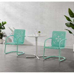 Crosley Azalea 3-piece Retro Outdoor Bistro Set - KO10023 - The Home Selection