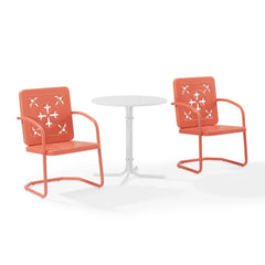 Crosley Azalea 3-piece Retro Outdoor Bistro Set - KO10023 - The Home Selection
