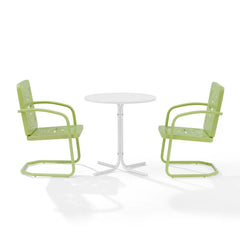 Crosley Azalea 3-piece Retro Outdoor Bistro Set - KO10023 - The Home Selection
