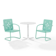 Crosley Azalea 3-piece Retro Outdoor Bistro Set - KO10023 - The Home Selection