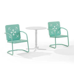 Crosley Azalea 3-piece Retro Outdoor Bistro Set - KO10023 - The Home Selection