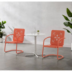 Crosley Azalea 3-piece Retro Outdoor Bistro Set - KO10023 - The Home Selection