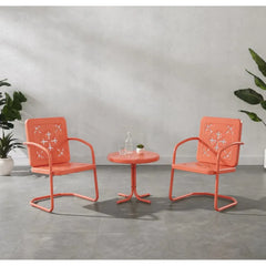 Crosley Azalea 3-piece Retro Outdoor Chair Set - KO10025 - The Home Selection