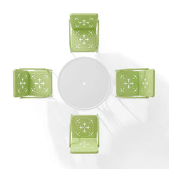 Crosley Azalea 5-piece Round Retro Outdoor Dining Set - KO10024 - The Home Selection