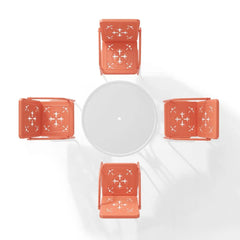 Crosley Azalea 5-piece Round Retro Outdoor Dining Set - KO10024 - The Home Selection