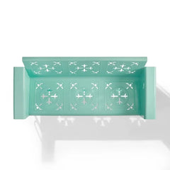 Crosley Azalea Retro Outdoor Sofa Glider - CO1034-AQ - The Home Selection