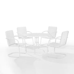 Crosley Bates 101 Inch 5pc Outdoor Metal Dining Set - KO10017 - The Home Selection